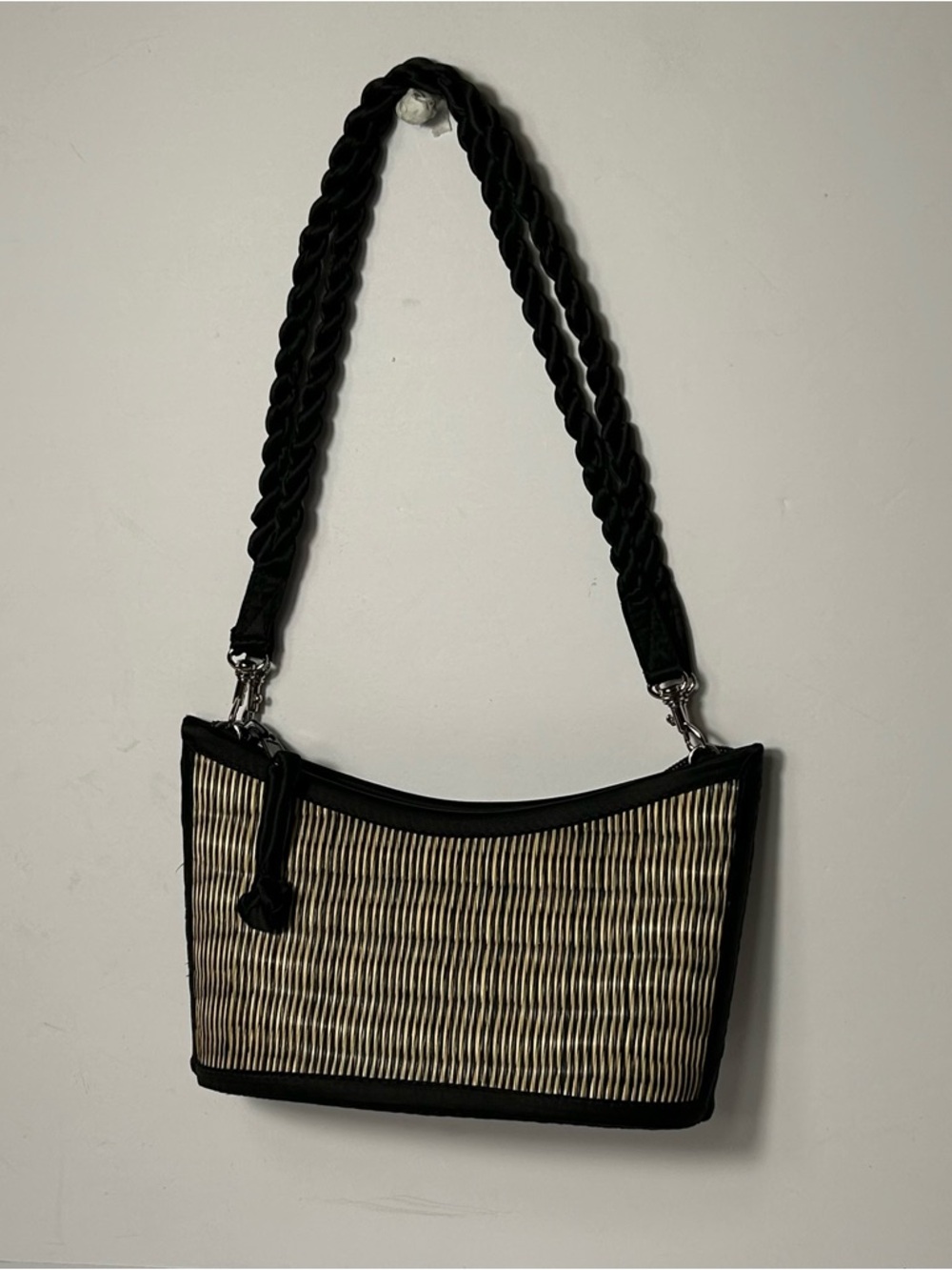 Basket‎ of Cambodia Saraye Purse Woven Grass Boho Handbag Spring Tatami Straps - Picture 5 of 16